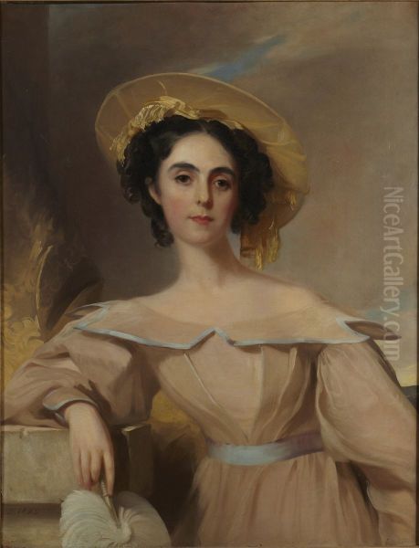 Mrs. Charles Gratiot Oil Painting by Thomas Sully