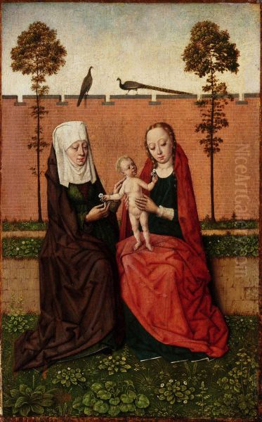 De H. Anna-te-Drieen Oil Painting by Master of the Tiburtine Sibyl