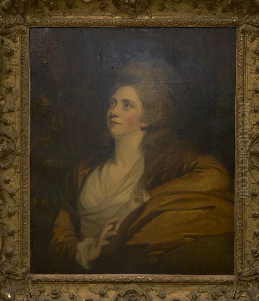 Mary, Countess Harcourt Oil Painting by Joshua Reynolds