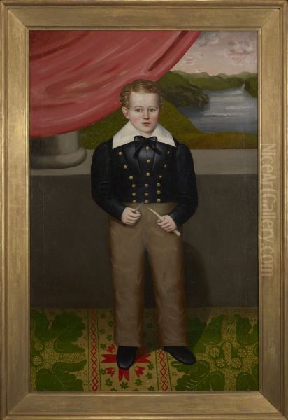 Josiah B. Woods Jr. Oil Painting by Erastus Salisbury Field