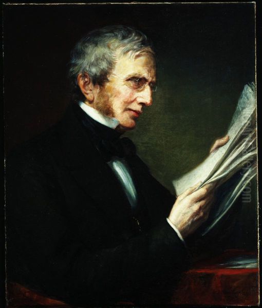 John Torrey (1796-1873) Oil Painting by Daniel Huntington