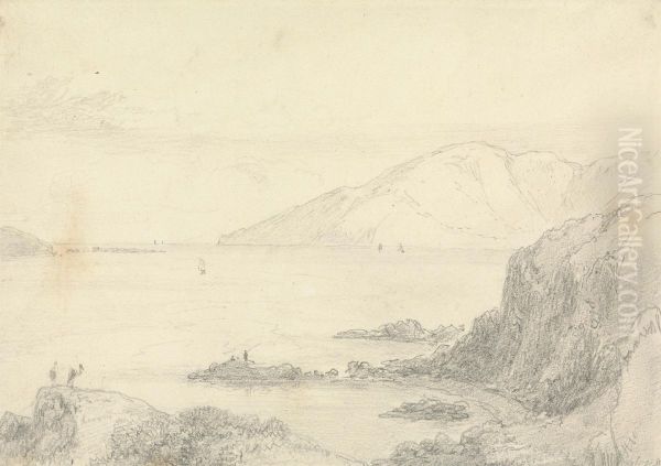 South Entrance of the Sound between Jura and Islay Oil Painting by William Daniell