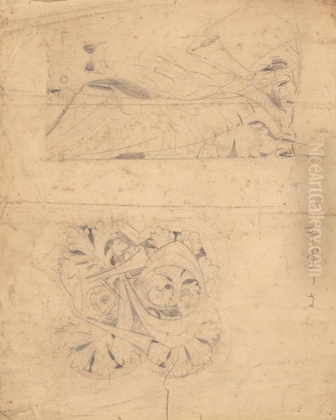 Designs for Gothic Ornamentation Oil Painting by Augustus Pugin