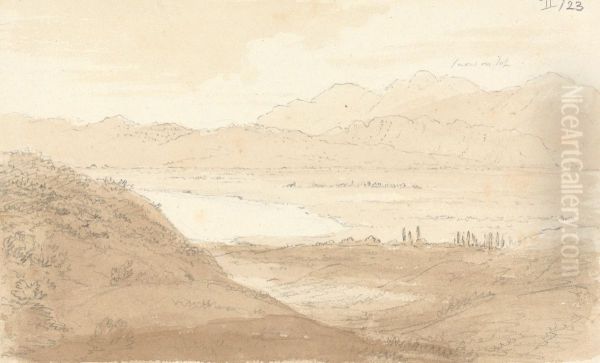 Gulf of Corinth Oil Painting by Robert Smirke