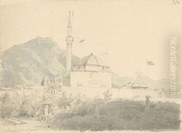 Mosque at Argos Oil Painting by Robert Smirke