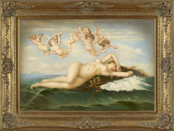 The Birth Of Venus Oil Painting by Alexandre and Jourdan, Adolphe Cabanel