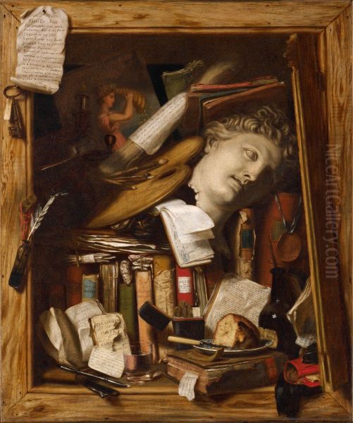 The Vanity of the Artist's Dream Oil Painting by Charles Bird King