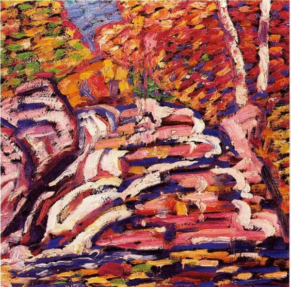 Landscape Oil Painting by Marsden Hartley