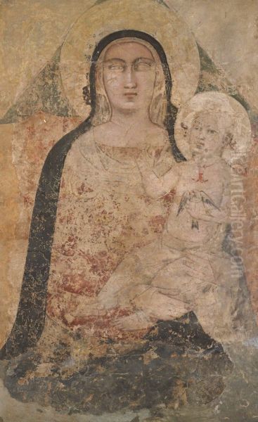 Virgin and Child Oil Painting by Taddeo Gaddi