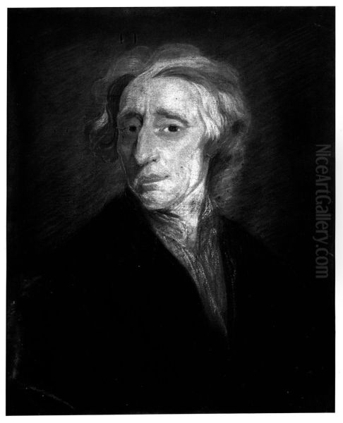 John Locke (1632-1704) Oil Painting by Edward Luttrell