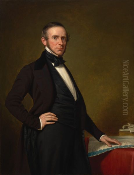 John Amory Lowell (1798-1881) Oil Painting by George Peter Alexander Healy