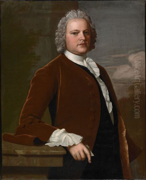 Ralph Inman (1713-1788) Oil Painting by Robert Feke