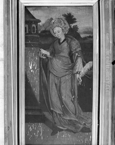 Saint Ursula Oil Painting by Barthel Beham