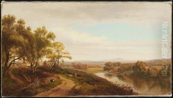 Valley of the Bedford Oil Painting by William Hart