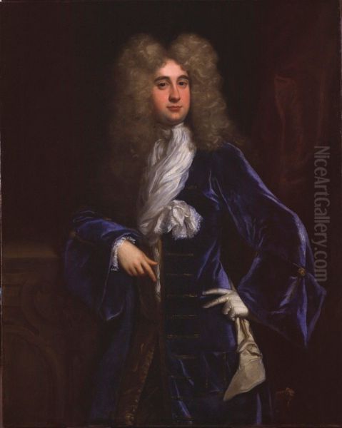 Sir Matthew Holworthy (c. 1608-1678) Oil Painting by Godfrey Kneller