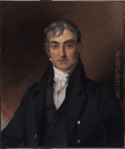 John McAllister, Jr. (1786-1877) Oil Painting by Thomas Sully