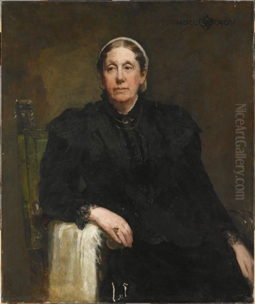 Elizabeth Cary Agassiz (1822-1907) Oil Painting by Sarah W. Whitman