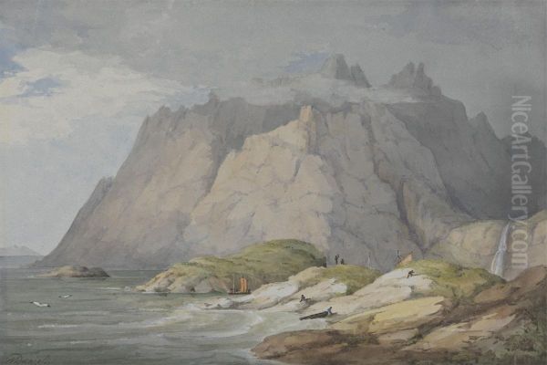 Loch Scavaig, Isle of Skye Oil Painting by William Daniell