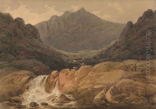 Cader Idris, North Wales Oil Painting by Francis Nicholson