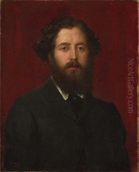 Portrait of a Man Oil Painting by George Frederic Watts