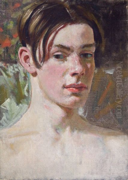 Edmund C. S. Bigelow Oil Painting by Denman Ross