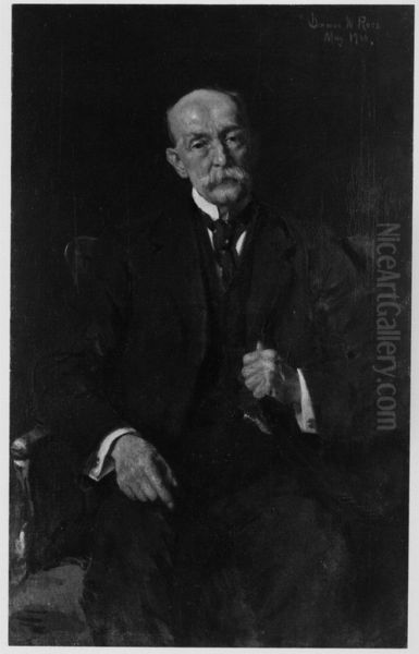 John Trowbridge (1843-1923) Oil Painting by Denman Ross