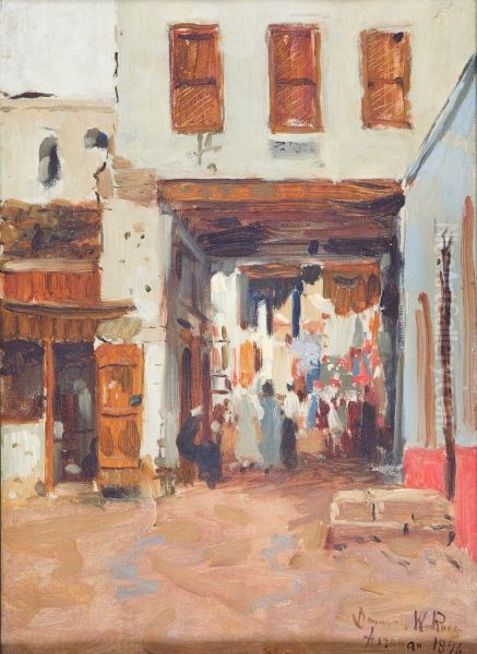 Assouan, Egypt Oil Painting by Denman Ross