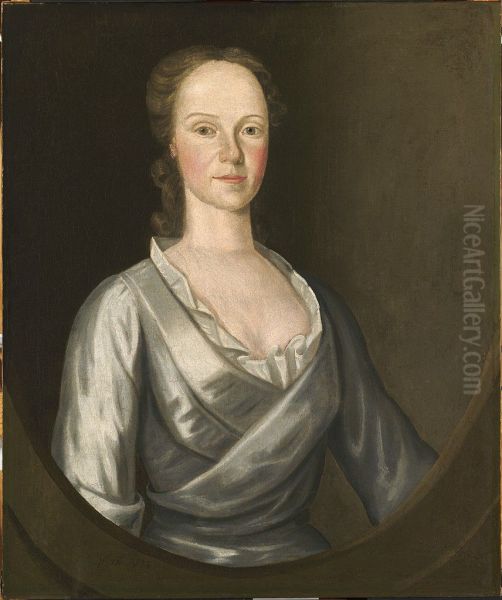 Katherine Willard Gibbs (Mrs. Henry Gibbs) (d.1769) Oil Painting by John Greenwood