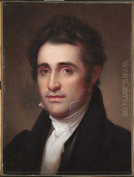 Jared Sparks (1789-1866) Oil Painting by Rembrandt Peale