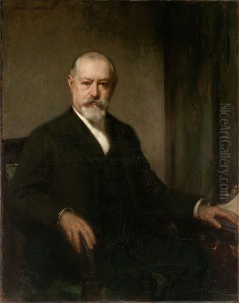 Jacob Henry Schiff (1847-1920) Oil Painting by Louis Loeb