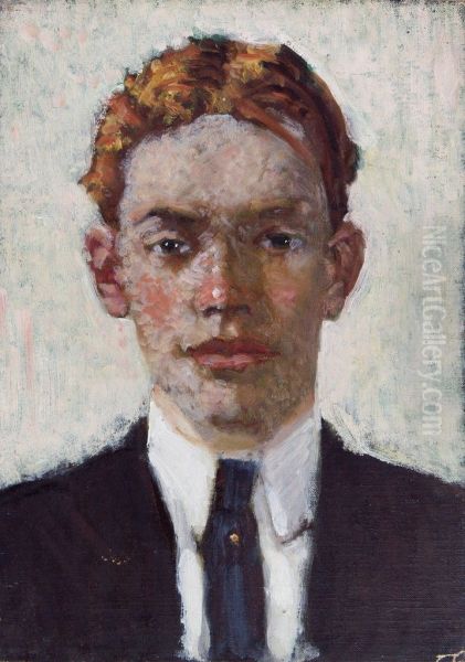 Portrait of Jimmy Oil Painting by Denman Ross