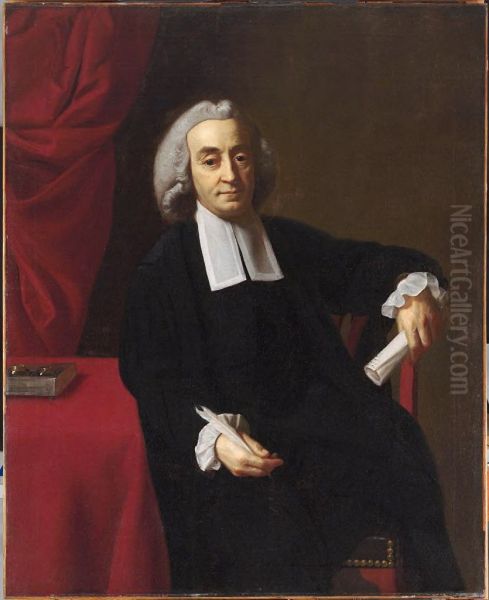 Samuel Winthrop (1716-1779) Oil Painting by John Singleton Copley