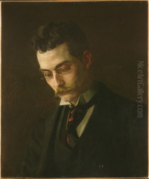 Francis J. Ziegler Oil Painting by Thomas Eakins