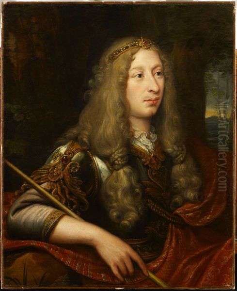 Portrait de Louis II de Bourbon, duc d'Enghien Oil Painting by Jacques Stella