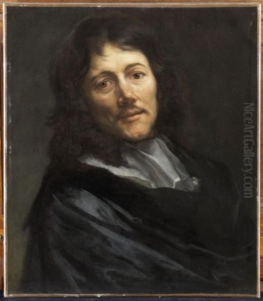 Portrait presume de Chapelle Oil Painting by Claude Lefebvre