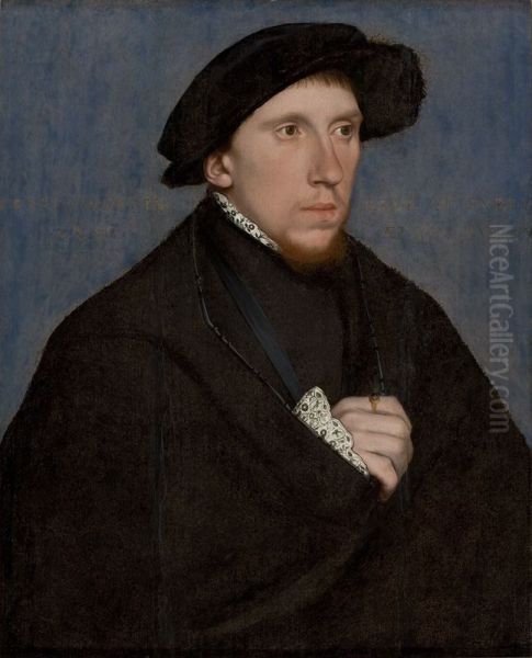 The poet Henry Howard, Earl of Surrey Oil Painting by Hans Holbein the Younger