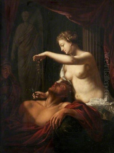 Samson and Delilah Oil Painting by Adriaen Van Der Werff