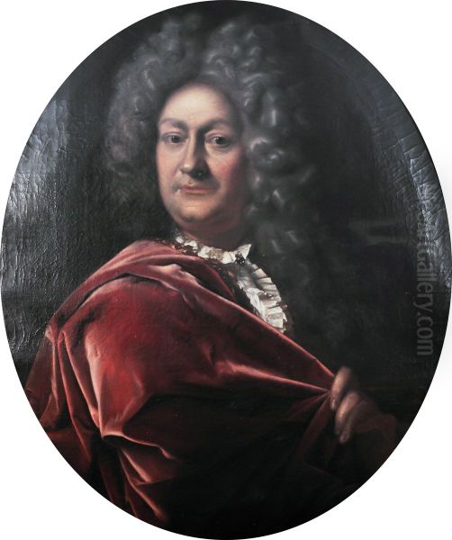 Portrait of Adriaen Paets (1656-1712) Oil Painting by Adriaen Van Der Werff