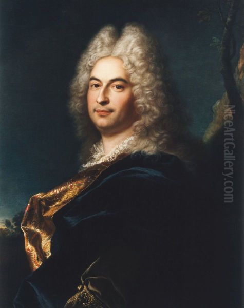 Portrait de Gaspard de Gueidan Oil Painting by Hyacinthe Rigaud