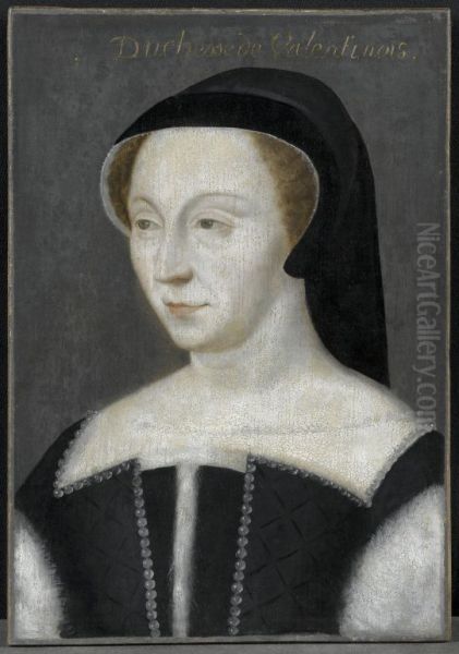 Portrait de Diane de Poitiers Oil Painting by Francois Clouet