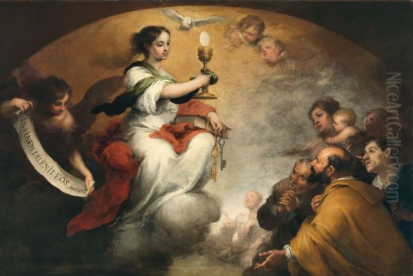 Faith or The Church Triumphant Oil Painting by Bartolome Esteban Murillo