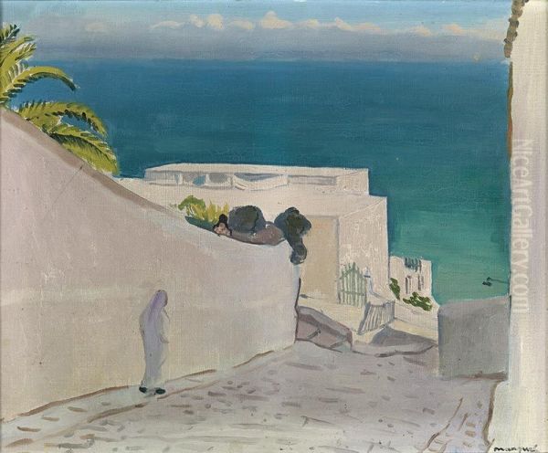 Sidi Bou Said Oil Painting by Albert Marquet