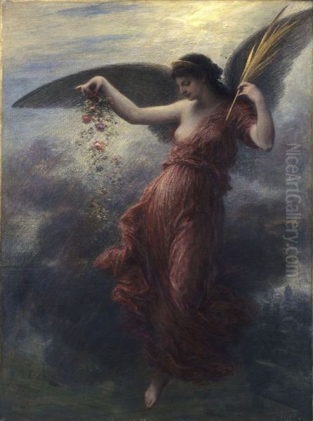 Immortality Oil Painting by Henri Fantin-Latour