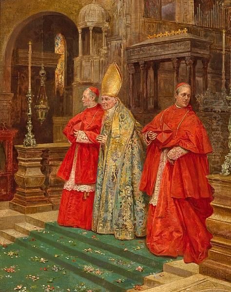 Saying Mass by Umberto Cacciarelli