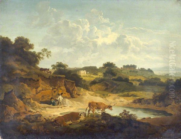 Landscape Oil Painting by Philip James de Loutherbourg