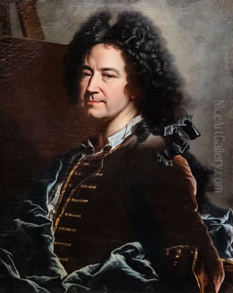 Autoportrait Oil Painting by Hyacinthe Rigaud