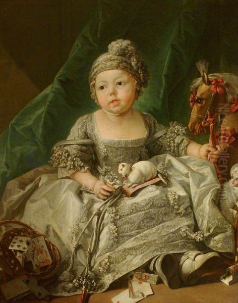 Louis-Philippe-Joseph (1747-1793), duc de Montpensier, Later duc d'Orleans Oil Painting by Francois Boucher