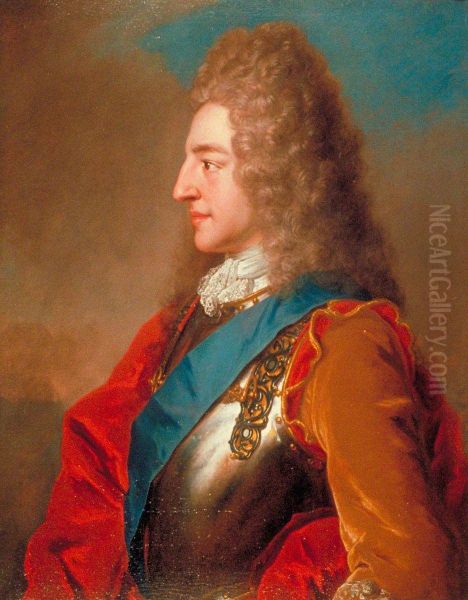 Prince James Francis Edward Stuart (1688-1766), 'The Old Pretender' Oil Painting by Alexis Simon Belle