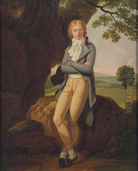 Portrait of Charles Brudenell-Bruce, 1st Marquess of Ailesbury Oil Painting by Pauline Gauffier