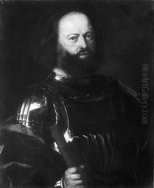 Portrait of the Venetian Admiral Giovanni Moro Oil Painting by Titian